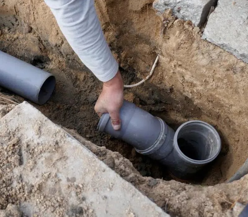 Everett-Installing-Sewer-Pipes