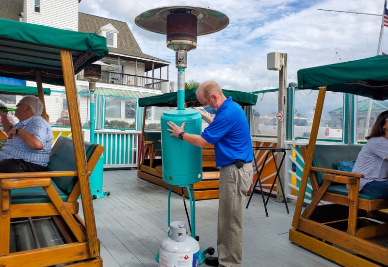 Kirkland-Patio-Heater-Installation