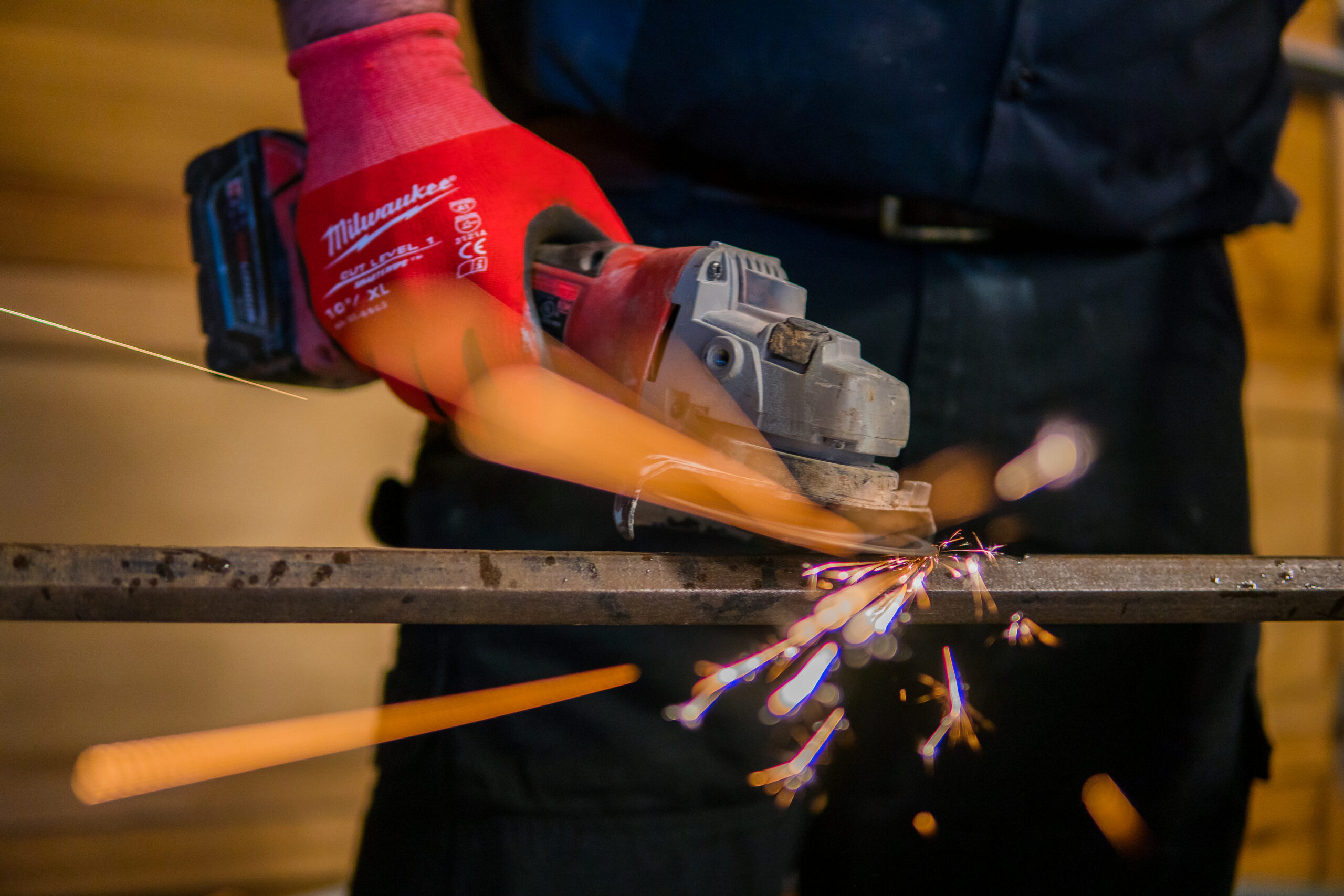 Licensed plumber performing water line replacement