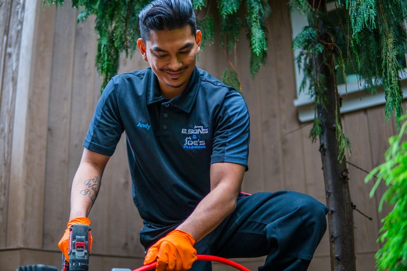 Professional replacement of a residential water service line
