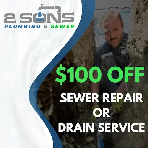 image of $100 Off Sewer Repair or Drain Service